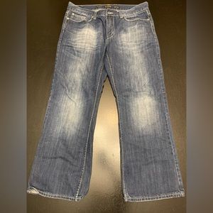 Helix relaxed fit boot cut men’s jeans